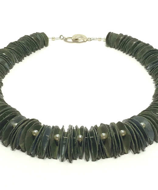 Semicircle – lokta paper jewelry- Lokta art