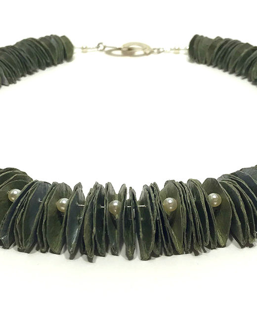 Semicircle – lokta paper jewelry- Lokta art