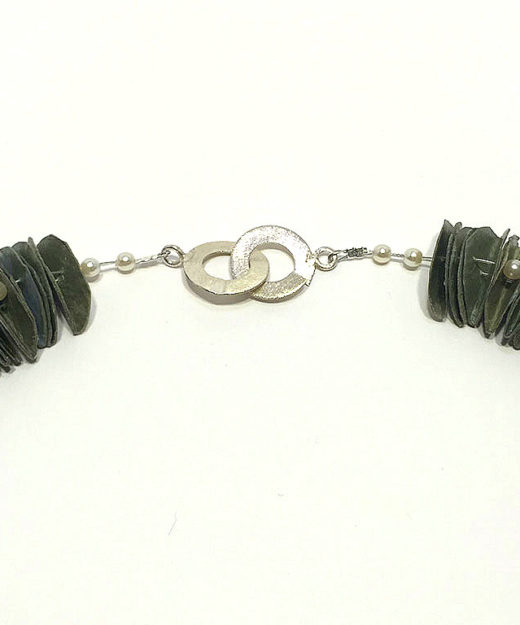 Semicircle – lokta paper jewelry- Lokta art