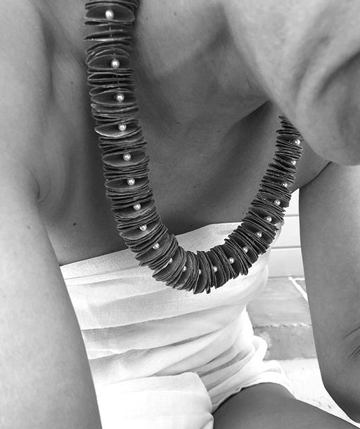 semicircle paper Necklace 10fn